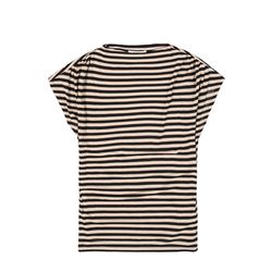 Garcia Top mit Streifen - beige/schwarz (60)