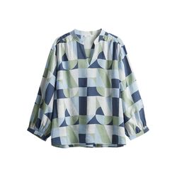 Opus Bluse - Falinde - beige/blau/grün (60029)