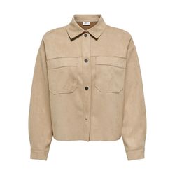 JDY FAKE SUEDE SHIRT - Jdyjulle  - white (196844)