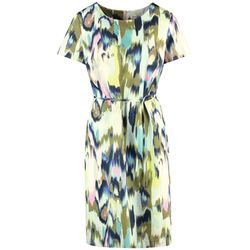 Gerry Weber Collection Leicht tailliertes Kleid mit Allover-Dessin - beige/weiß (09036)