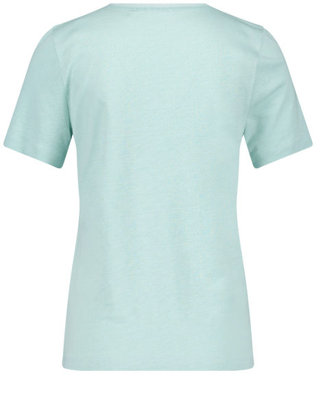 Gerry Weber Collection T-Shirt aus Viskkose-Leinen-Mischung - blau (80099)