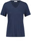 Gerry Weber Collection T-Shirt aus Viskkose-Leinen-Mischung - blau (80034)