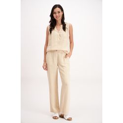 Signe nature Uni-Leinenhose - beige (2)