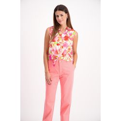 Signe nature Geblümte Bluse aus Baumwoll-Voile - pink (24)