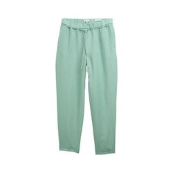 Tom Tailor Loose Slim Hose mit Leinenanteil - grün (13010)