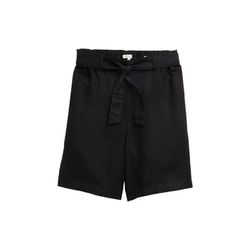 Tom Tailor Bermuda droit ample - noir (14482)