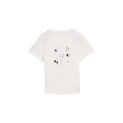 Tom Tailor T-shirt basique en coton bio - blanc (10320)