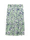 Tom Tailor High Waist Satin Midi-Rock - grün (37120)