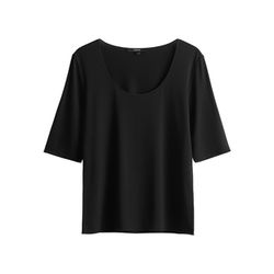 someday Basicshirt slim -  Kirosa detail - schwarz (900)