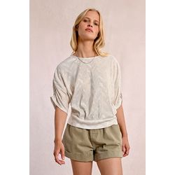 Molly Bracken Pailletten-Top - beige (ECRU)