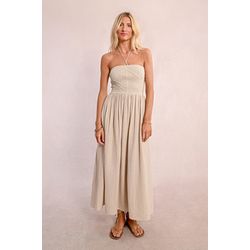 Molly Bracken Trägerloses Kleid - beige (BEIGE)
