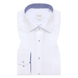 Eterna Modern Fit: Plain Shirt - white (00)