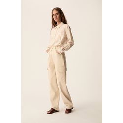 Des petits Hauts Bluse mit Streifen - Tinette - beige (ra202)