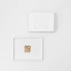 Räder Butterdose (14x11x5cm) - weiß (0)