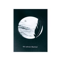 Räder Carte de condoléances (11.8x16.6cm) - noir (0)