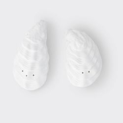 Räder Salz & Pefferstreuer in Austernform - weiß (0)