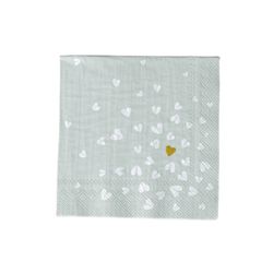 Räder Cocktailserviette (25x25cm) - cyan (0)