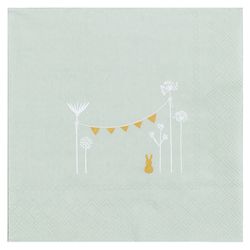 Räder Serviette (33x33cm) - grün (0)