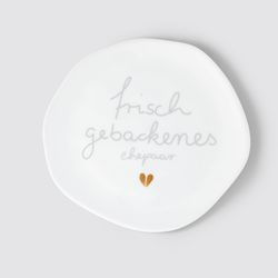 Räder Plate with inscription (Ø14cm) - white (0)