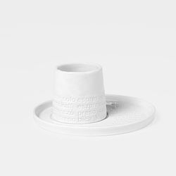 Räder Espresso cup with saucer (Ø12x6cm) - white (0)