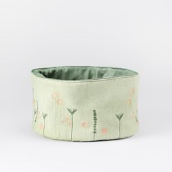 Räder Brotkorb - Floral - grün (0)