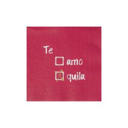 Räder Cocktailserviette (25x25cm) - rot (0)