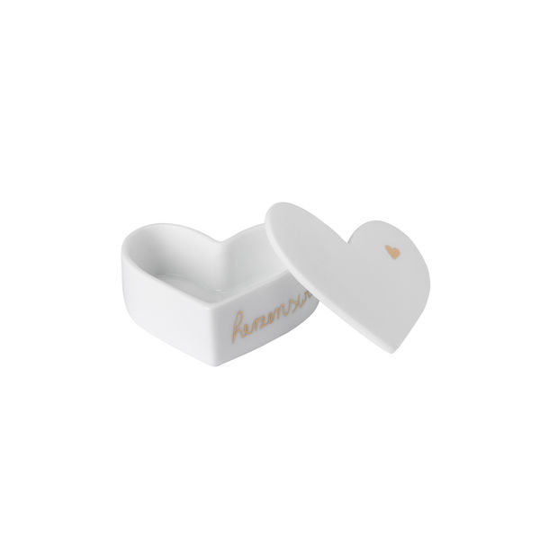 Räder Heart box (8x3x7.2cm) - white (NC)