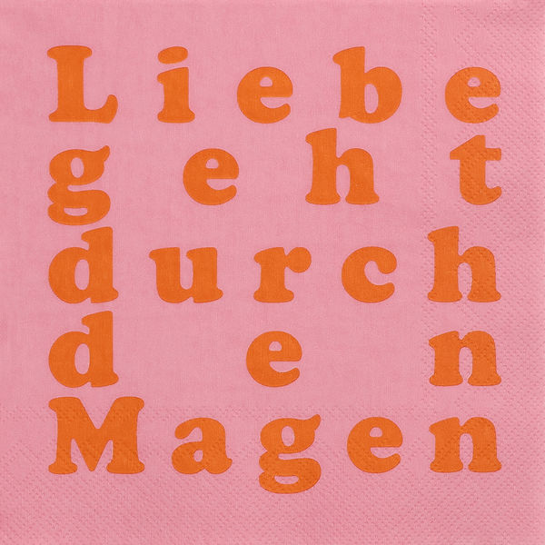 Räder Napkins (33x33cm) - pink/orange (0)