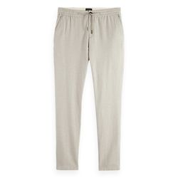 Scotch & Soda Hose aus Baumwoll-Leinen-Twill - grau (050)