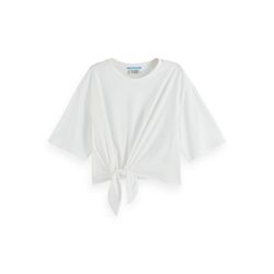 Scotch & Soda T-Shirt mit Knoten - weiß (100)