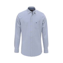 Fynch Hatton Chemise en coton - bleu (628)