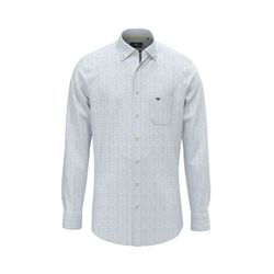 Fynch Hatton Chemise en coton - bleu/jaune (112)