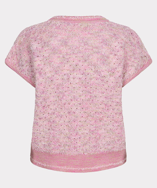 Esqualo Strickjacke mit Kappenärmeln - pink (Rose)