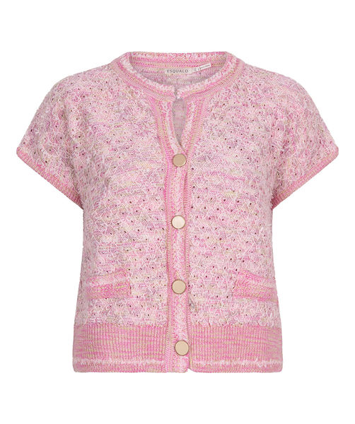 Esqualo Strickjacke mit Kappenärmeln - pink (Rose)