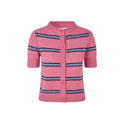 Samsøe & Samsøe Kurzarm-Cardigan - Sanoura - pink (ROSE WINE ST)