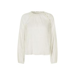 Samsøe & Samsøe Bluse - Savira  - beige/weiß (EGRET)