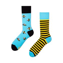 Many Mornings Socken - Bee Bee - blau/gelb (00)
