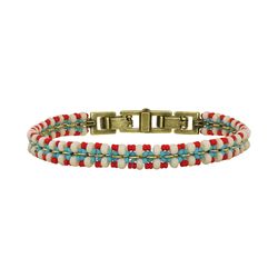 Konplott Armband - African Kiss  - braun/cyan/rot (0040)