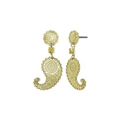 Konplott Earrings - Paisley - gold (0040)