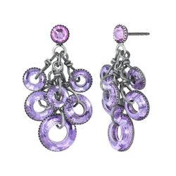 Konplott Ohrstecker - Sporty Glimpse - lila (0040)