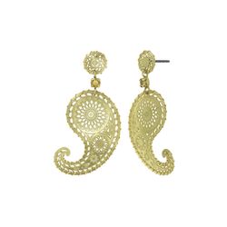 Konplott Earring stud - Paisley - gold (0040)