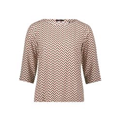 Zero Blouse with graphic print - black (9812)