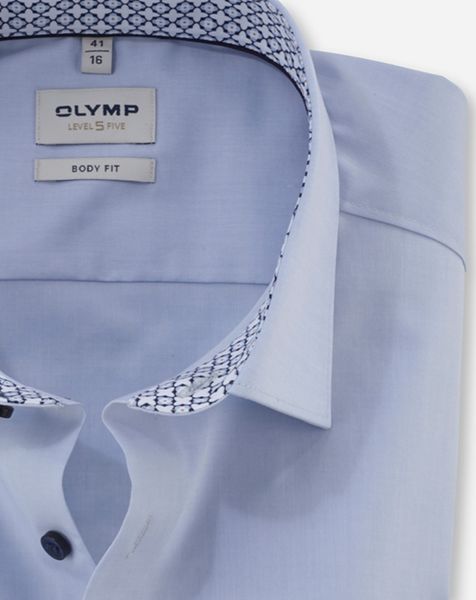 Olymp Businesshemd : Body Fit - blau (10)