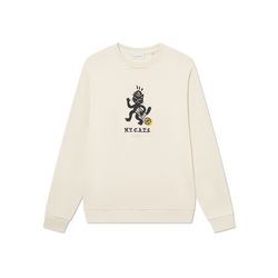 Les Deux Katzen Sweatshirt - Bruno - beige (215215)