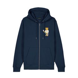 Baron Filou Hoodie - CXIV Zip - blau (navy blue)