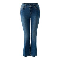 Oui Verkürzte Flared Jeans im Easy kick - blau (5500)