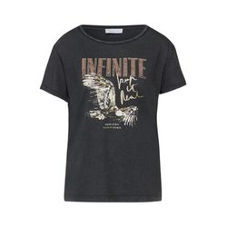 Street One Studio T-Shirt mit Print - grau (36394)