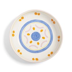 &Klevering Saladier - Boavista (Ø30x6,5cm) - beige/bleu (pink)