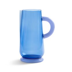 &Klevering Glass carafe - Dew (Ø11x22.5cm) - blue (blue)