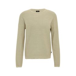 Q/S designed by Gewaschener Strickpullover mit Rollkante - beige (8161)